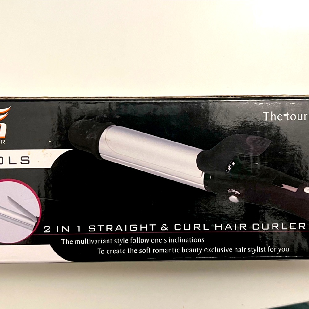 2 in 2 - hair straightener and curler